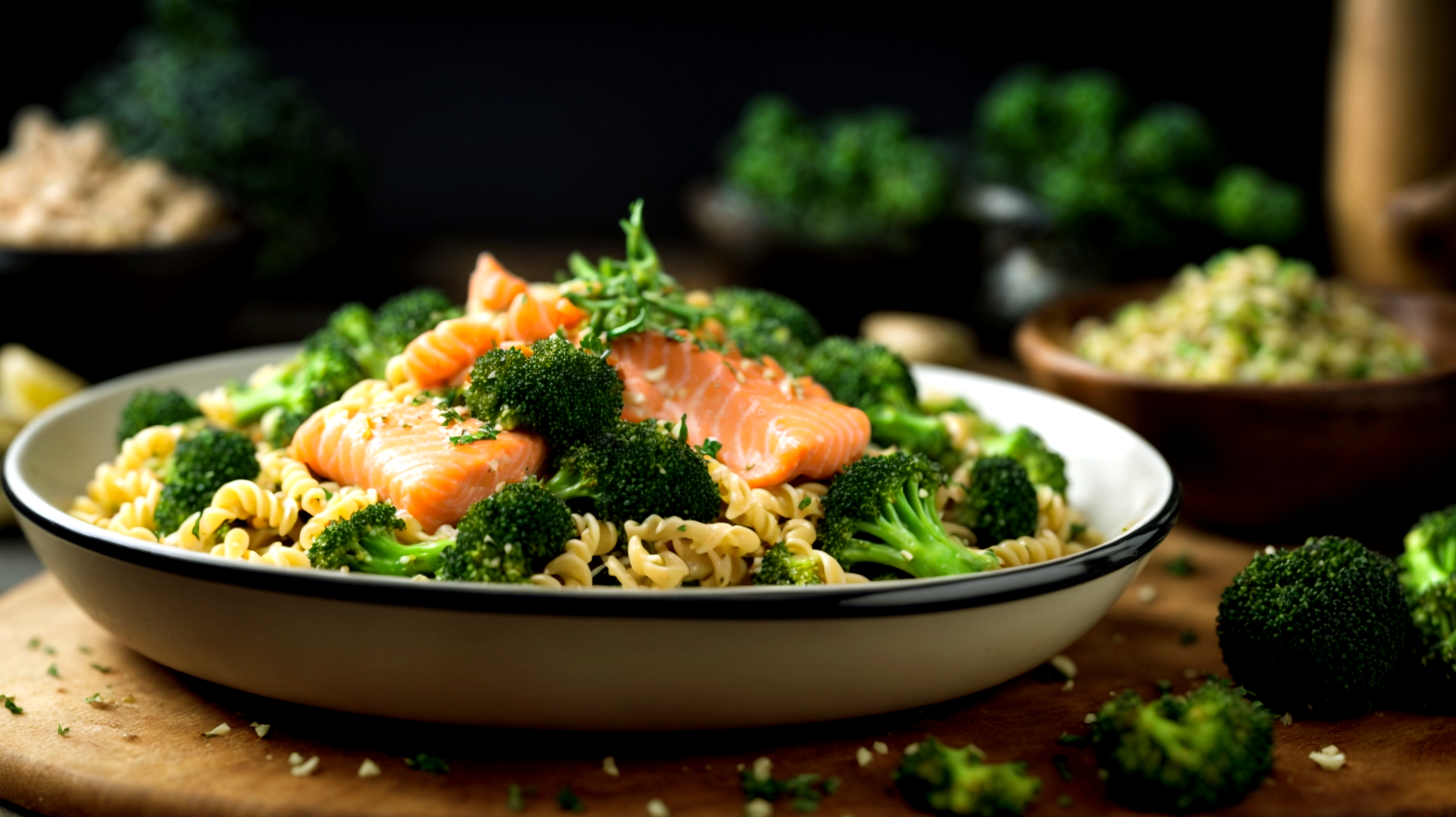 Fusilli Salmone Broccoli"