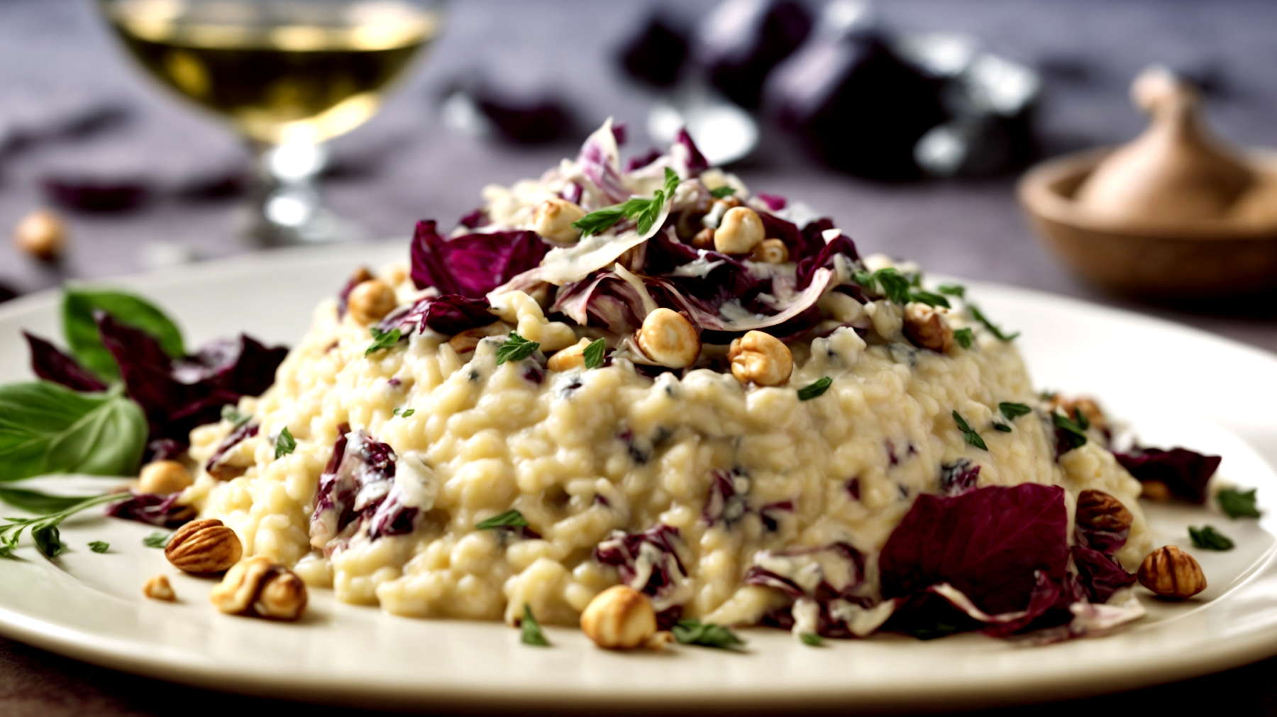 Risotto nocciole radicchio"