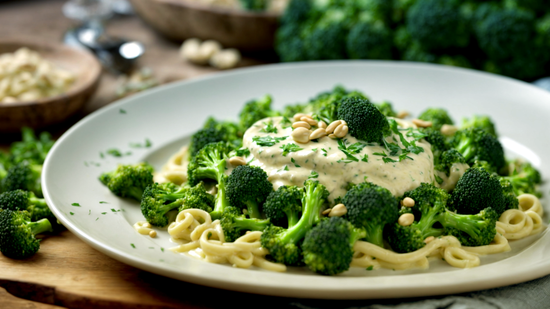 Trofie broccoli mascarpone"