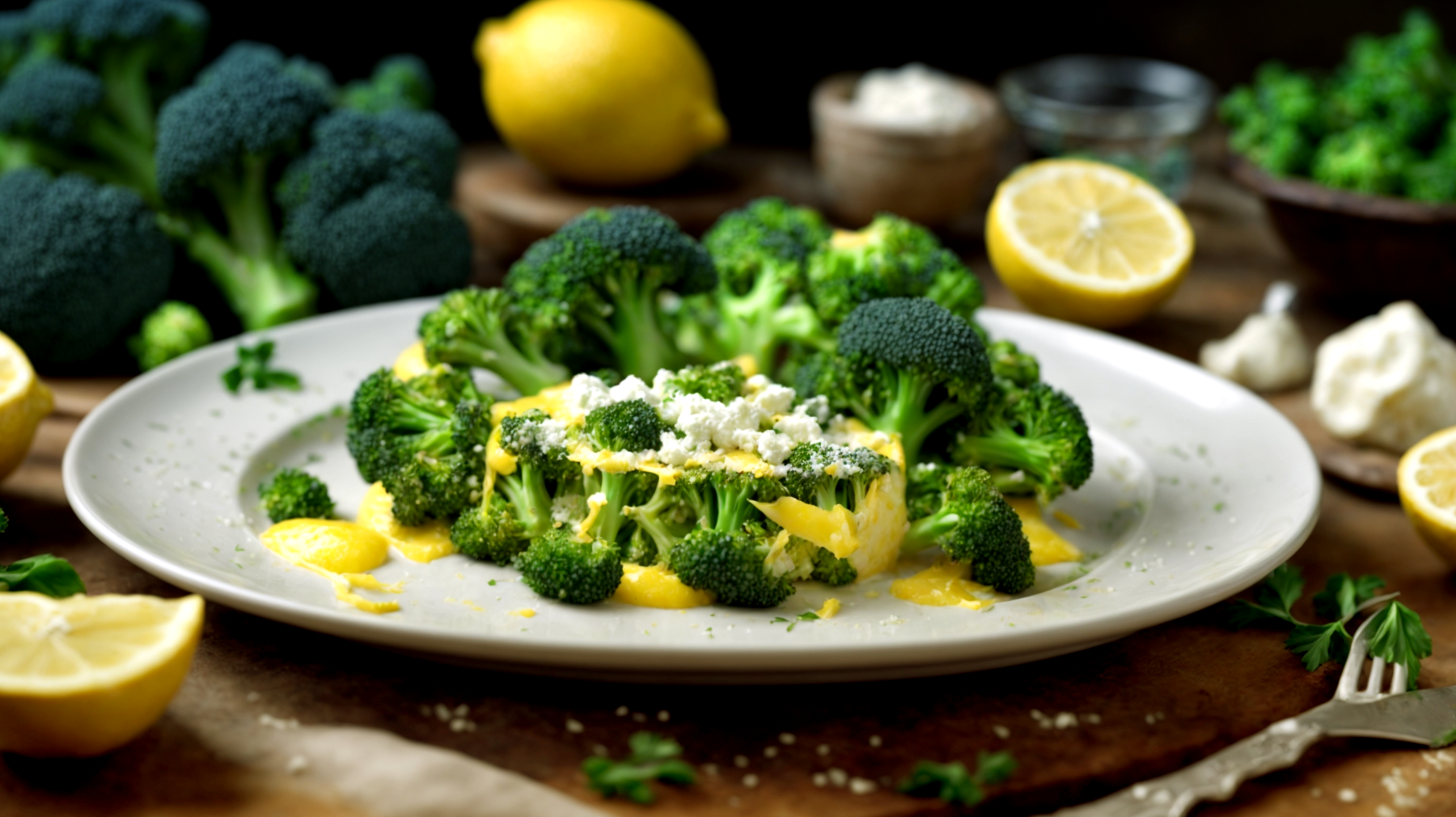 broccoli limone frittatina"