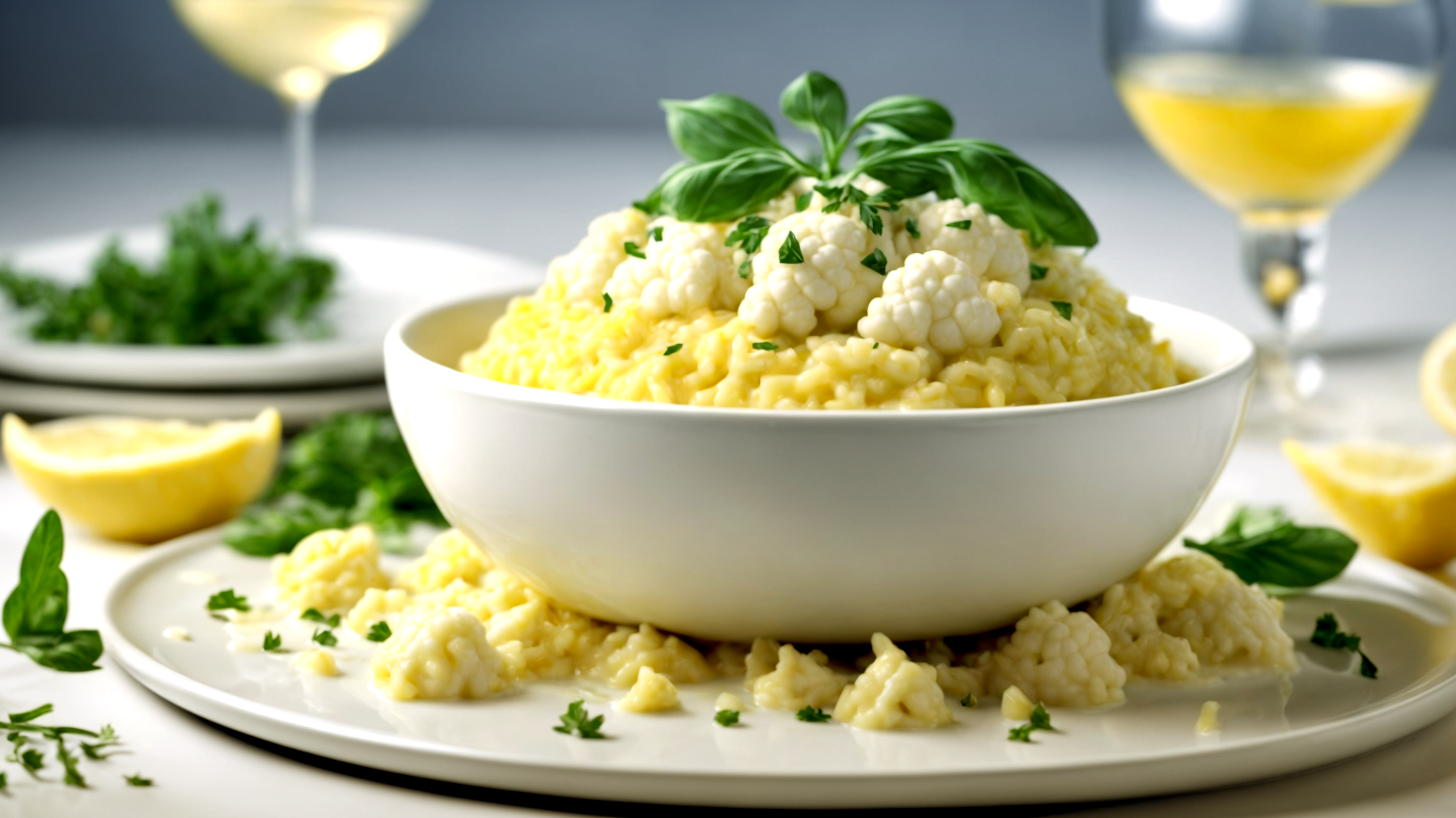 Risotto limone cavolfiore"