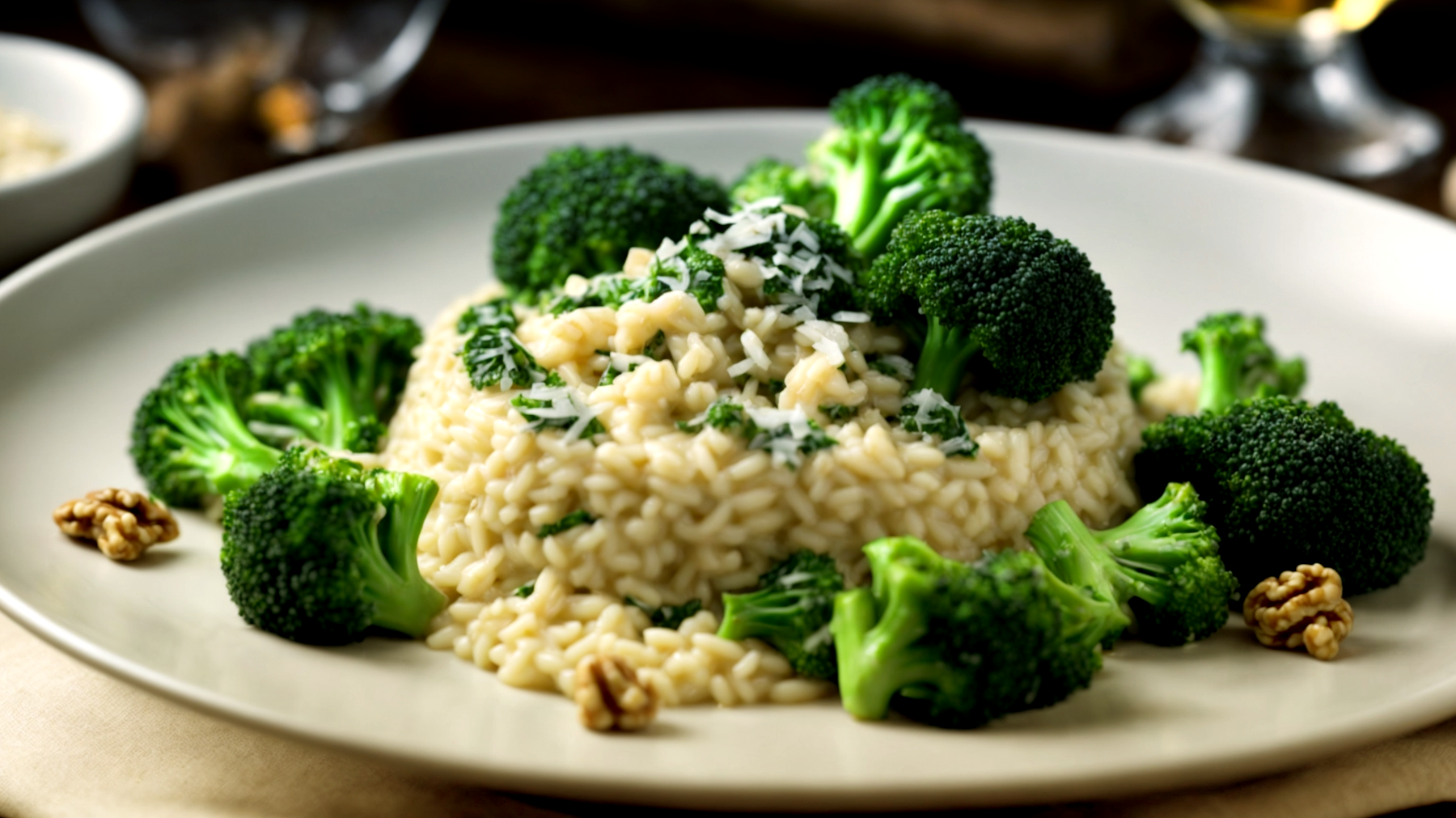 Risotto pecorino broccoli"