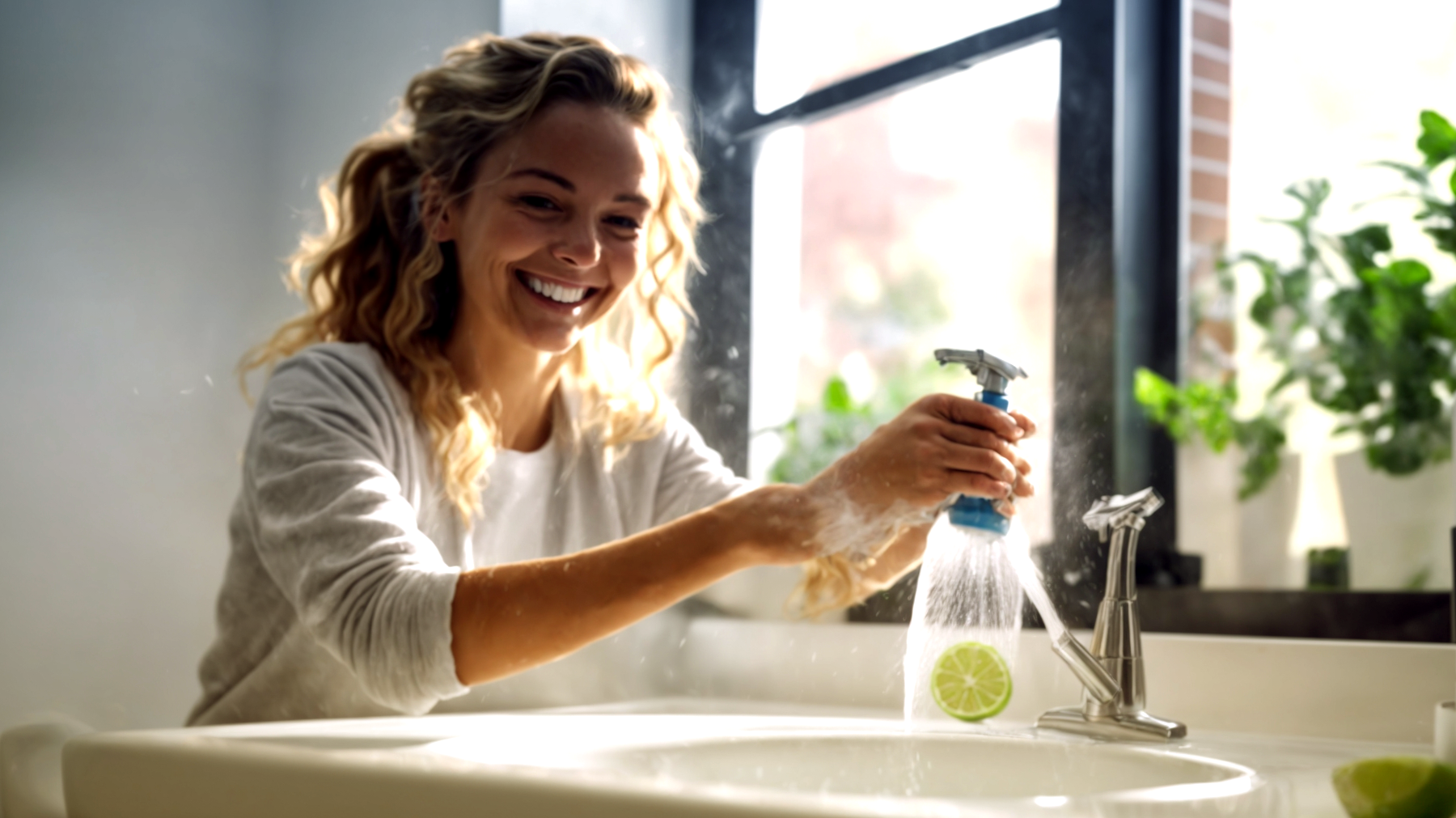 aceto bianco lavandino bagno"