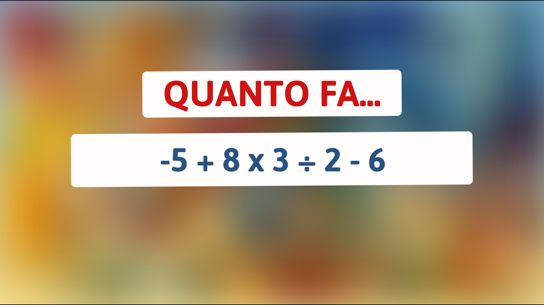 \"Solve This Mind-Boggling Math Riddle: Are You Among the Intelligent Elite?\""