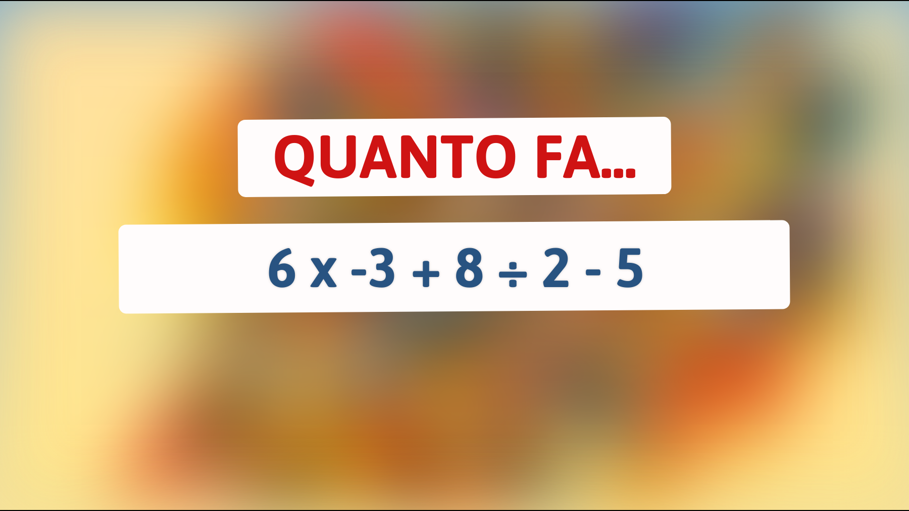 Scopri il sorprendente risultato dell'equazione che sta sfidando i geni di tutto il mondo! Sei abbastanza intelligente da risolverla?"